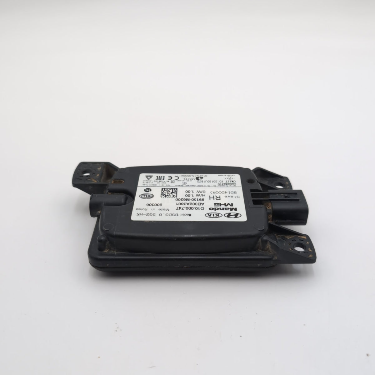 2019 2020 2021 Kia Forte RH SLAVE Rear Right Blind Spot Radar Sensor 99150-M6200