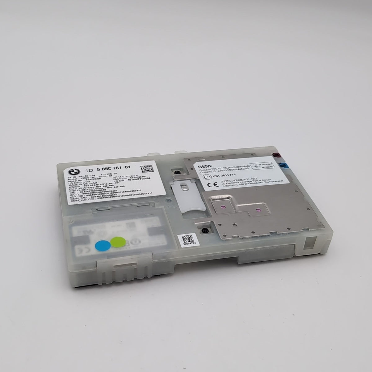 2025 BMW 330i G20 X1 U11 X3 G45 Antenna Telematics Control Module 5B5C761
