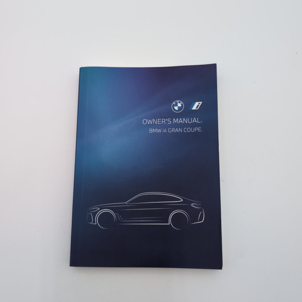 2023 BMW i4 Gran Coupe Owners Manual Handbook Set Kit with Case OEM