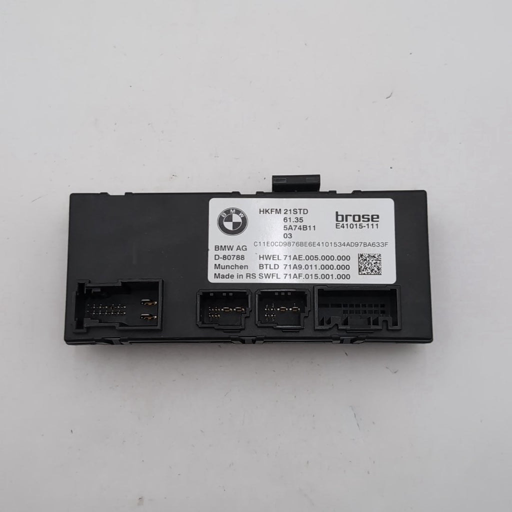 2023 2024 2025 BMW G60 XM X1 X2 X3 Trunk Lid Liftgate Control Module 5A74B11
