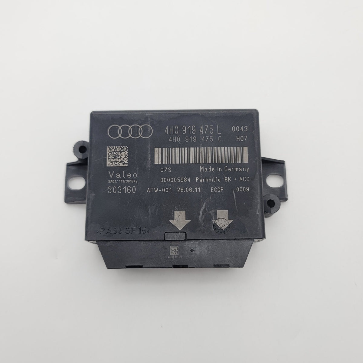 2012- 2017 AUDI A6 A7 A8 PARKING ASSIST CONTROL MODULE OEM 4H0919475L