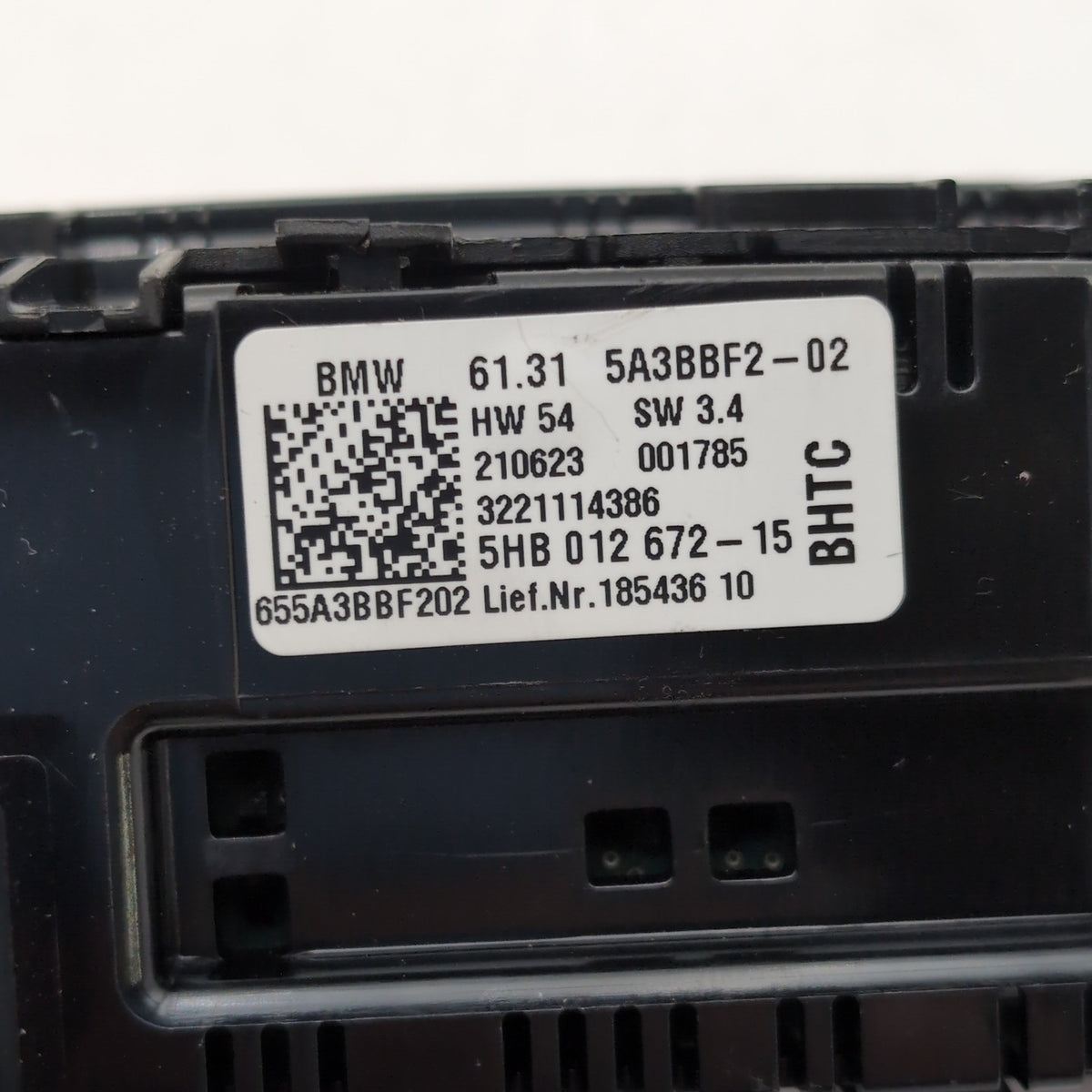 2021 - 2024 BMW X3 X4 Rear AC Heater Climate Control Unit 5A3BBF2