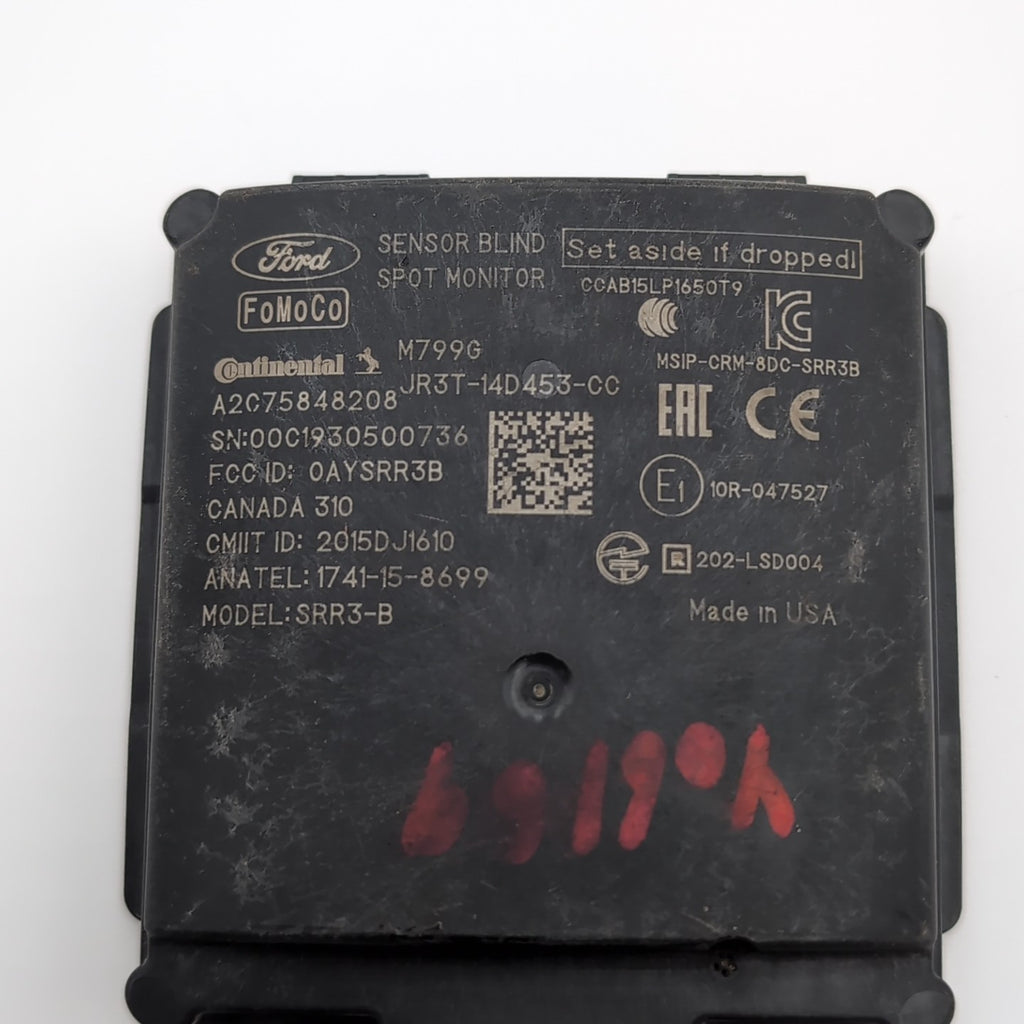 2019 2020 Ford Edge Blind Spot Detection Monitor Sensor Module JR3T-14D453-CC