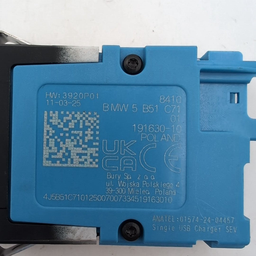 2024 2025 2026 BMW XM X5 X6 X7 Single Usb Port Charging Socket 5B51C71