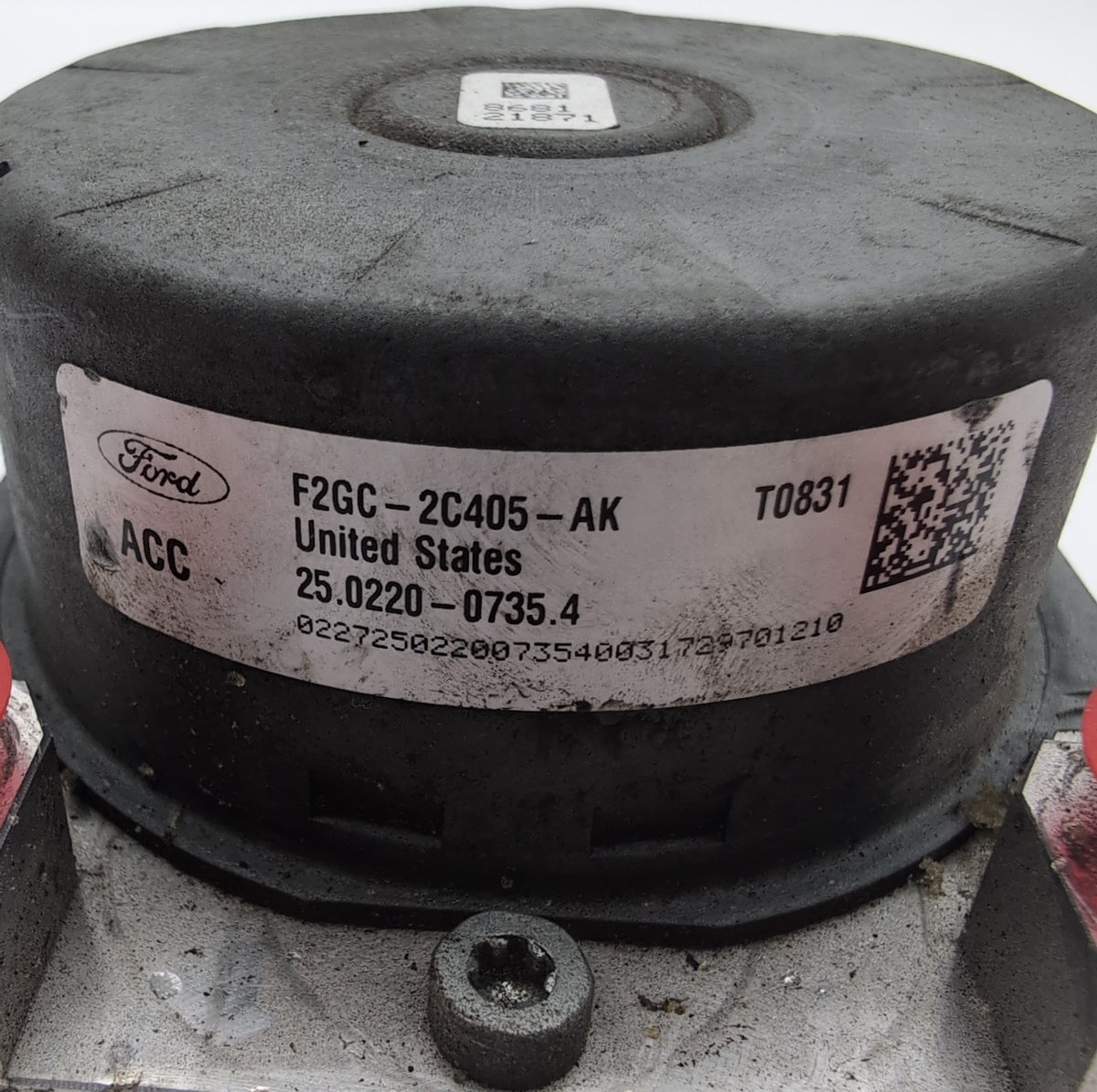 2018 Ford Edge 2.0L ABS Anti Lock Brake Pump Control Unit F2GC-2C405-AK