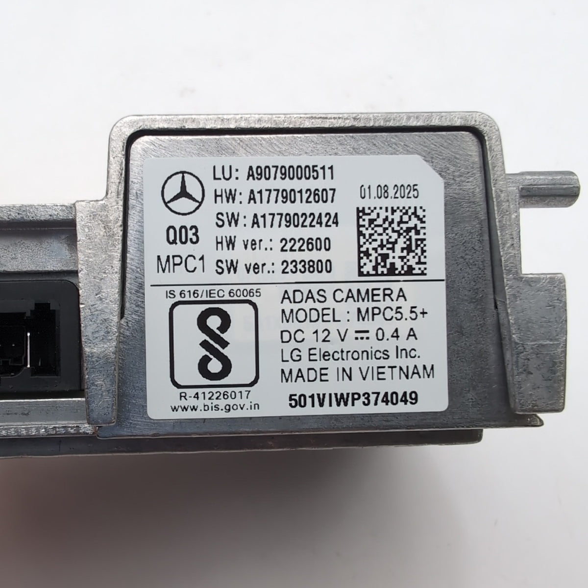2025 Mercedes Sprinter 2500 Windshield Lane Keep Assist Camera OEM A1779012607