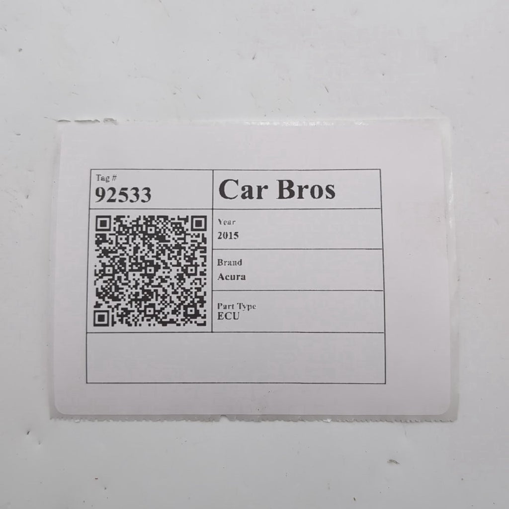 2014 2015 Acura MDX 3.5L AWD Engine Computer Control Module ECU 37820-5J6-A77