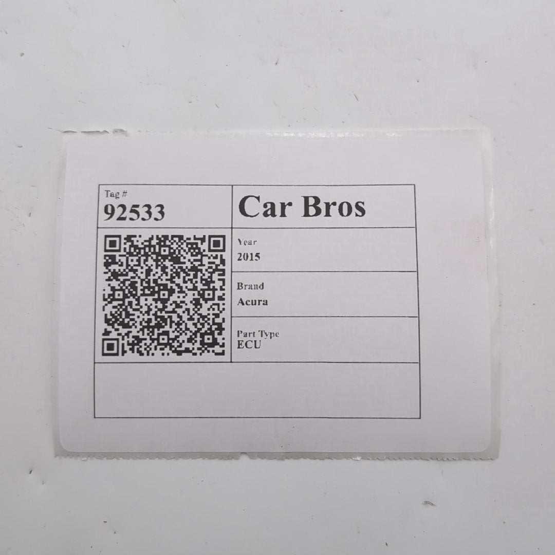 2014 2015 Acura MDX 3.5L AWD Engine Computer Control Module ECU 37820-5J6-A77