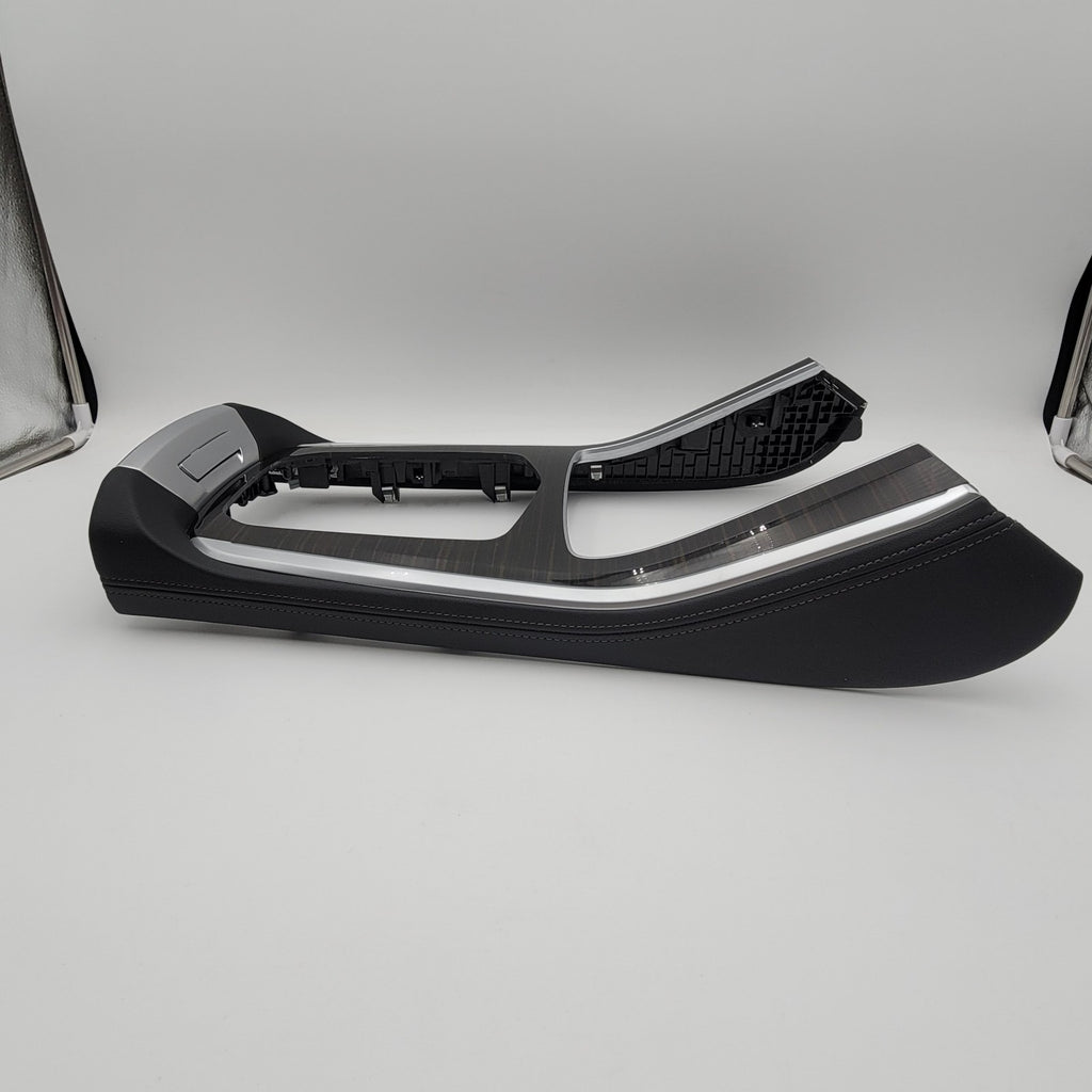 2022 2023 2024 BMW X5 G05 Center Console Bezel Trim Finish Panel Black Leather