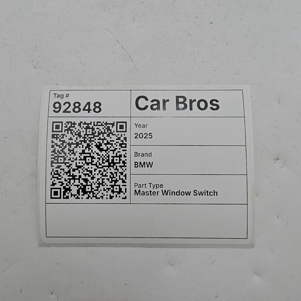 2021 - 2026 BMW G20 G22 G80 F44 G26 M3 Left Driver Master Window Switch 7948785