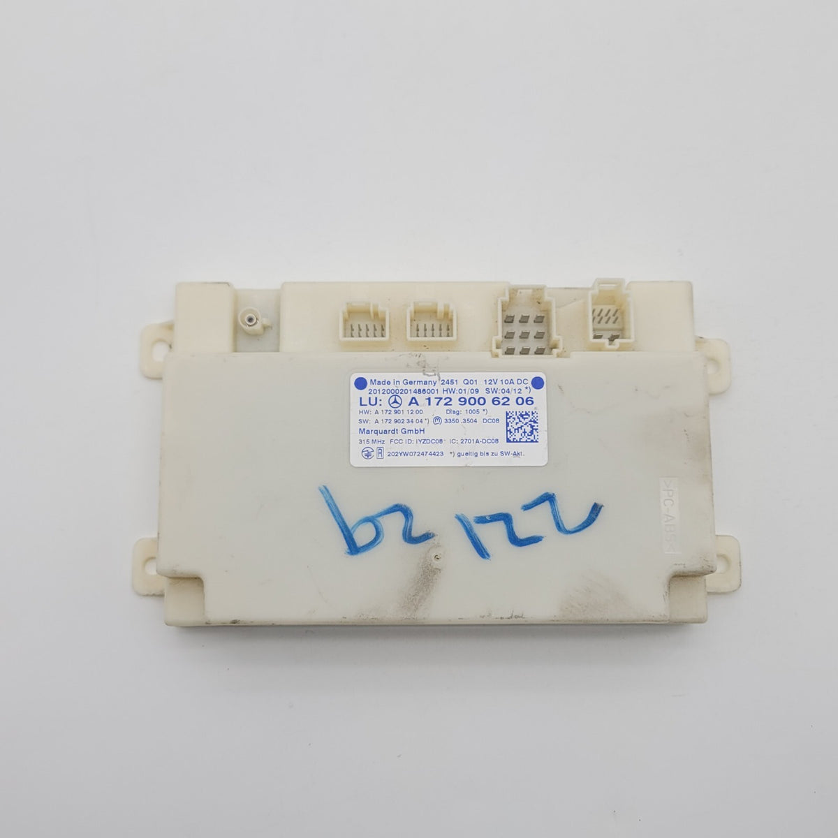 2010-2015 Mercedes C CLS E CLASS Keyless Go Entry Control Module A1729007900