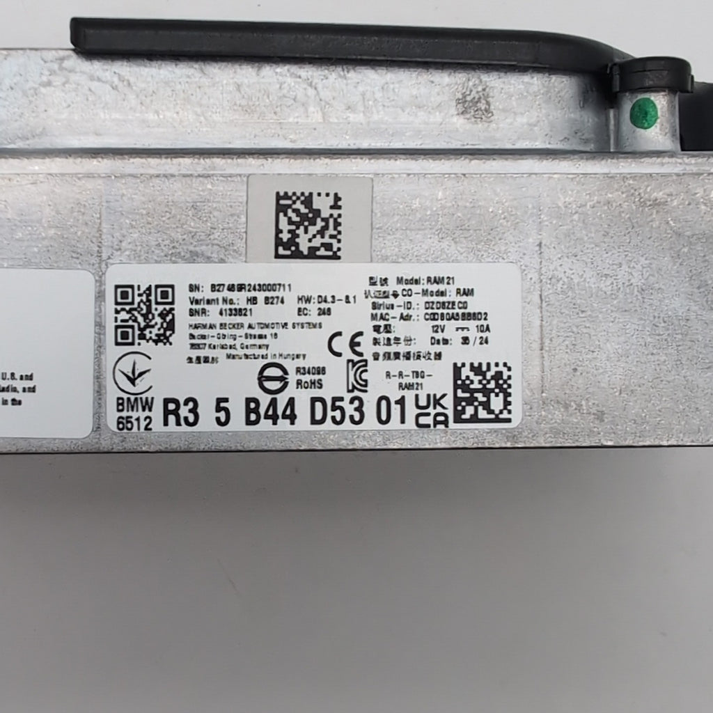 2024 - 2026 BMW G20 G60 G42 X1 X2 Radio Audio Receiver Control Module 5B44D53