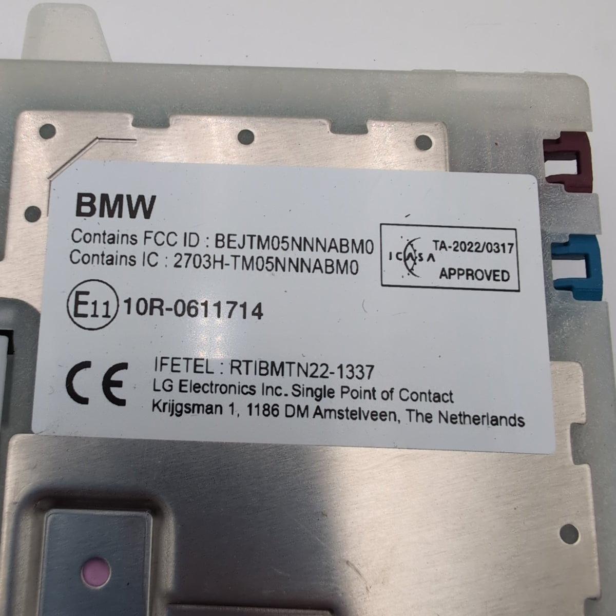 2023 - 2026 BMW G42 G20 G26 G60 F74 X1 X2 X3 X5 X7 Telematic Control Module