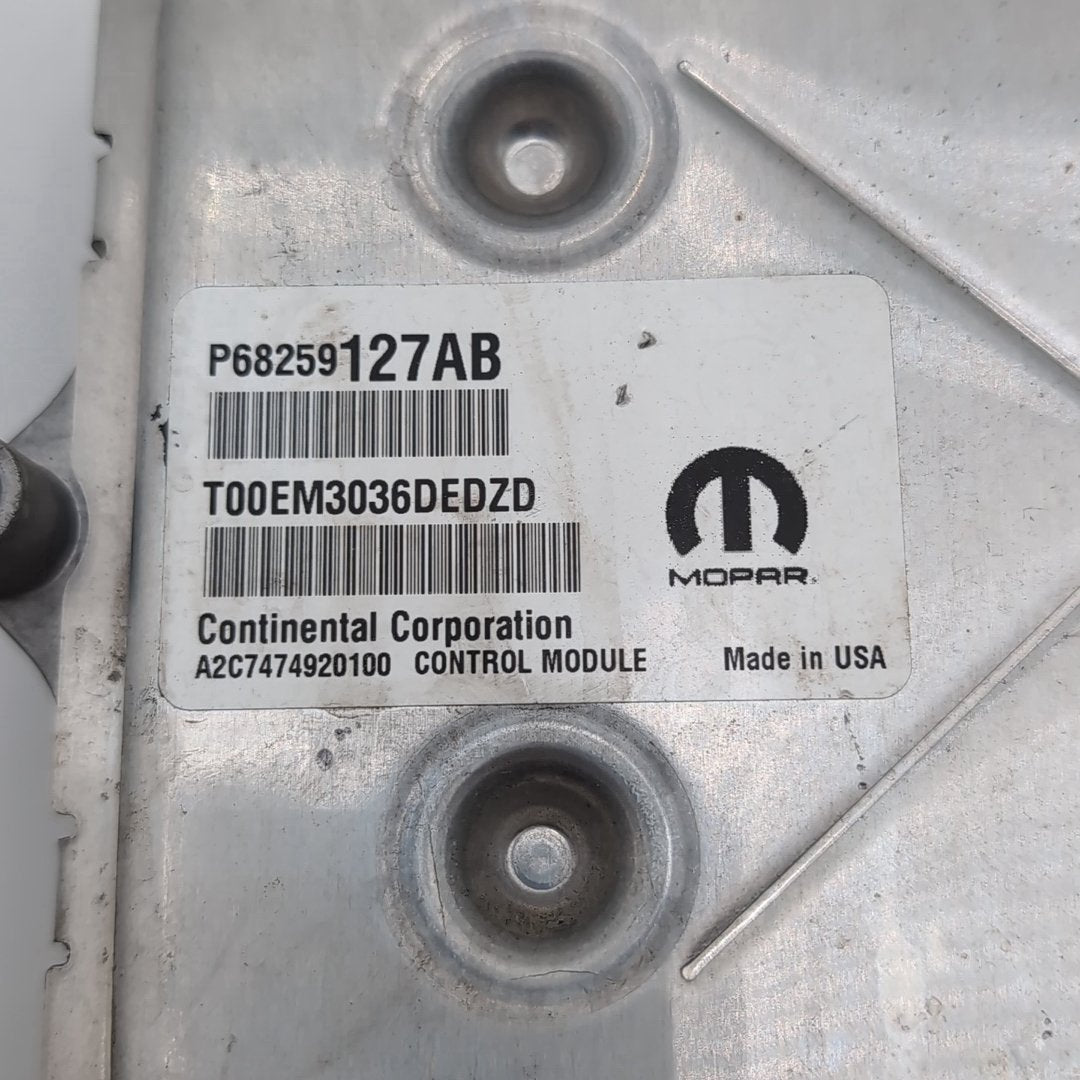 2016 2017 Dodge Journey 2.4L Engine Computer Control Module ECU 68259127AB