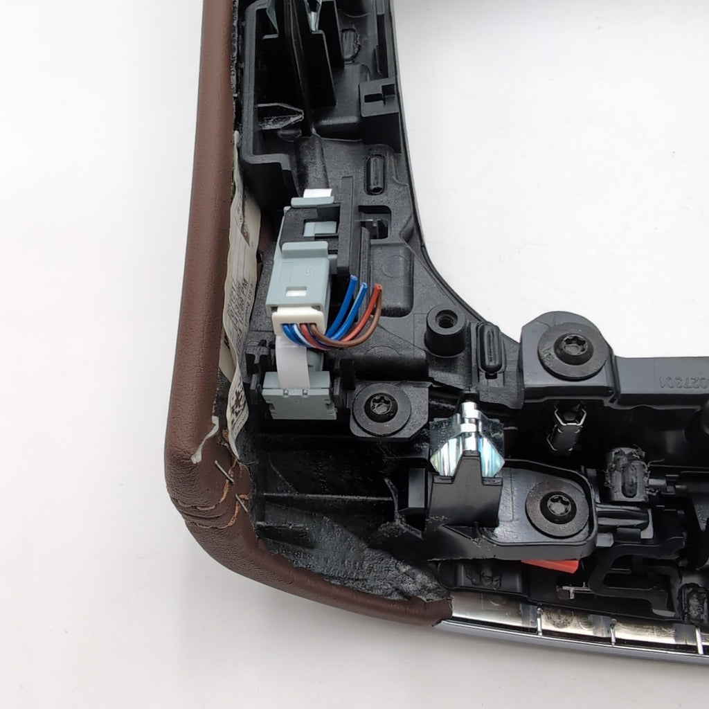2024 2025 BMW X5 Center Console Wood Trim Fineline Argento Gloss 7884113