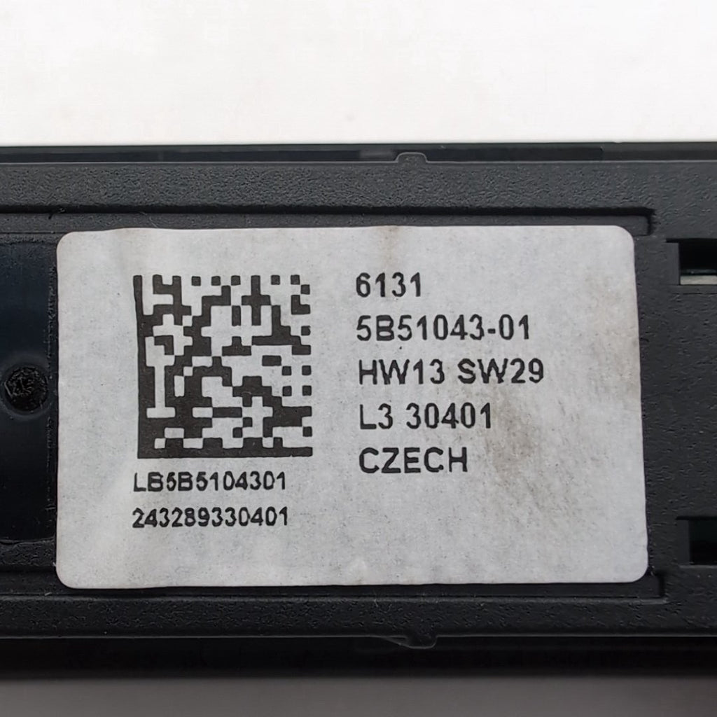 2024 - 2026 BMW i5 530i G60 Front Left Driver Light Control Climate Touch Panel