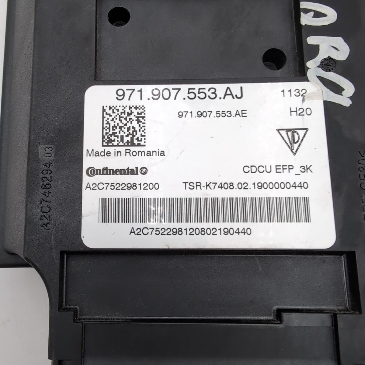 2017 2018 2019 Porsche Panamera Active Suspension Control Module 971907553AJ