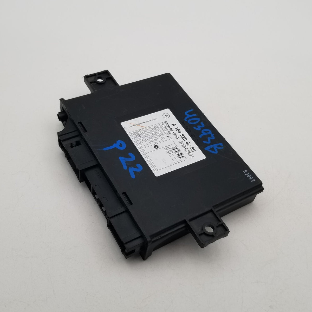 2006-2012 Mercedes X164 GL450 GL350 ML350 Keyless Go Control Module 1648206285