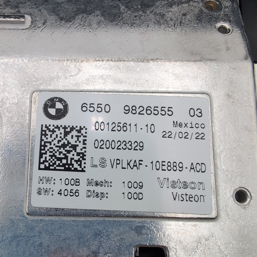2021 - 2024 BMW 330i 430i G20 G22 G26 10.25" Central Information Display Screen