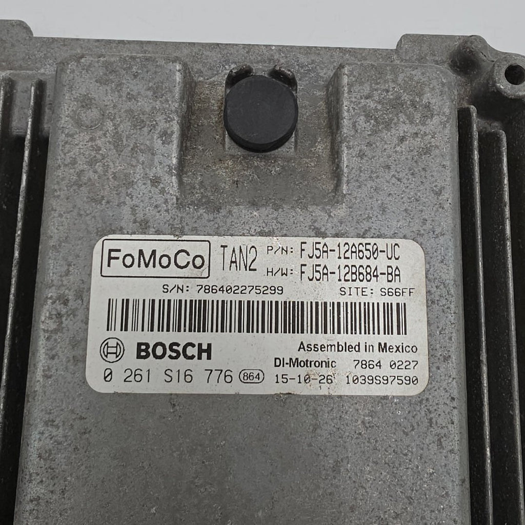 2015 2016 Ford Escape 1.6L Engine Computer Control Module ECU FJ5A-12A650-UC