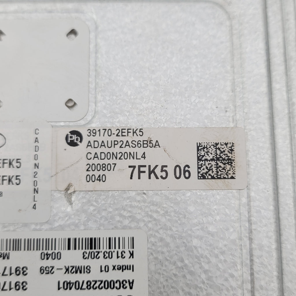 2020 Hyundai Elantra Engine Computer Control Module OEM 391702EFK5