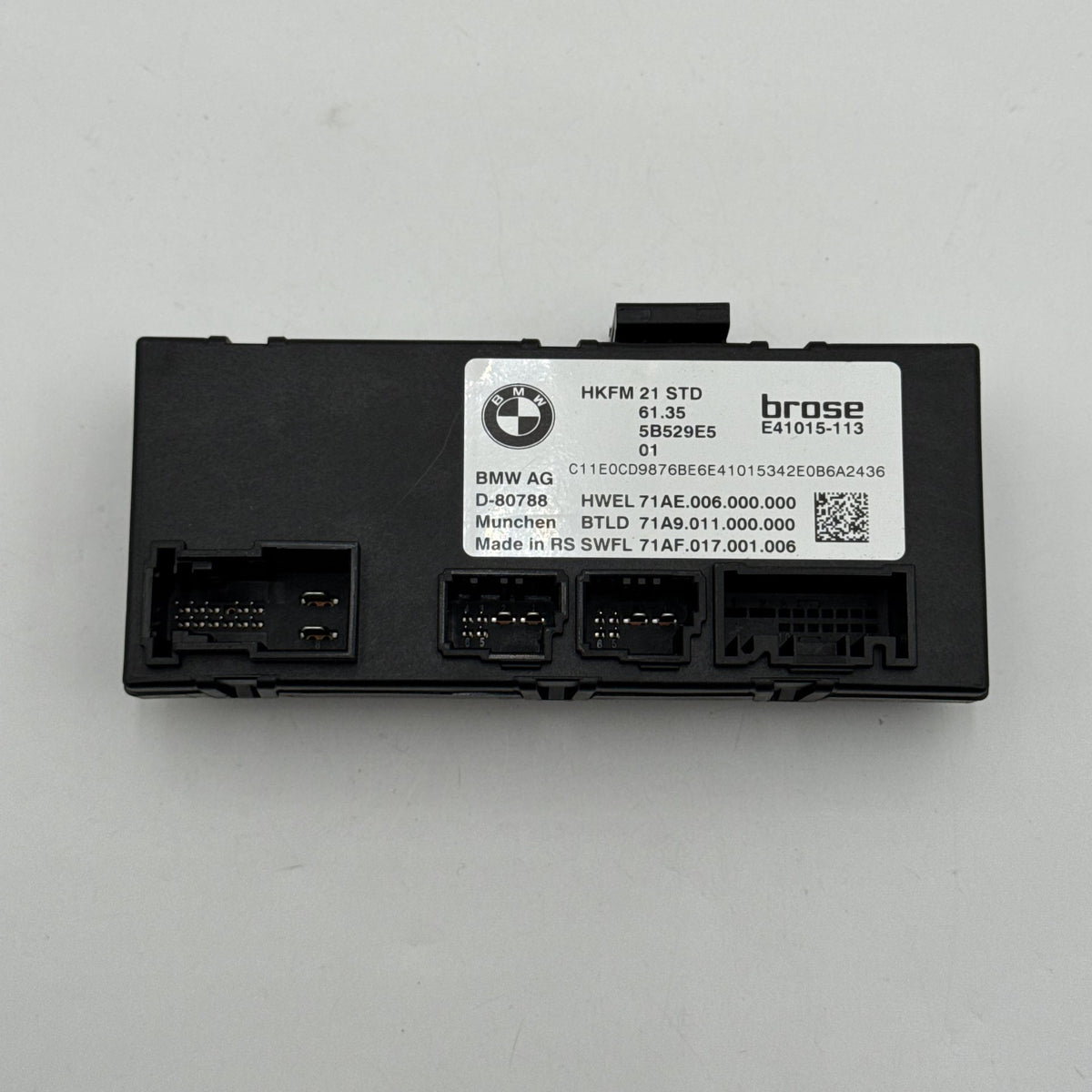 2024 - 2026 BMW G60 XM X6 X3 X1 X2 Trunk Lid Deck Lid Control Module 5B529E5