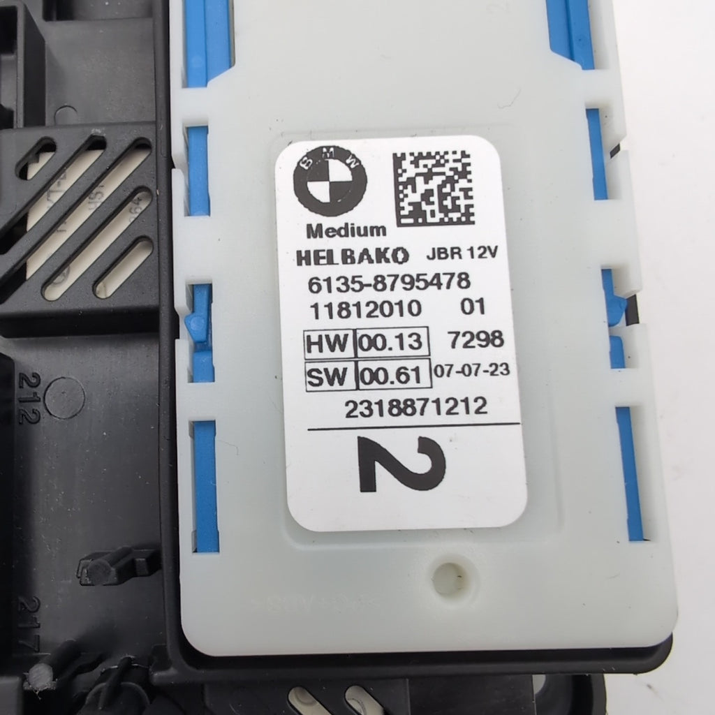 2018- 2025 BMW X4 X3 G02 G01 FUSE BOX REAR CONTROL SWITCH 5A04502 8795478 OEM