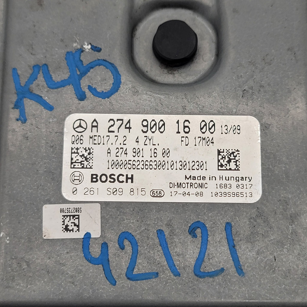 2015- 2020 Mercedes GLC300 C300 E300 M274 ECU ECM Engine Control Module Unit