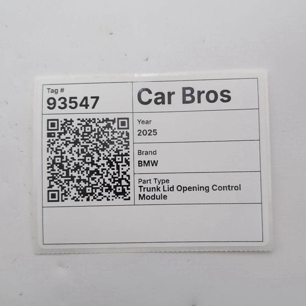 2023 2024 2025 BMW G60 XM X1 X2 X3 Trunk Lid Liftgate Control Module 5A74B11