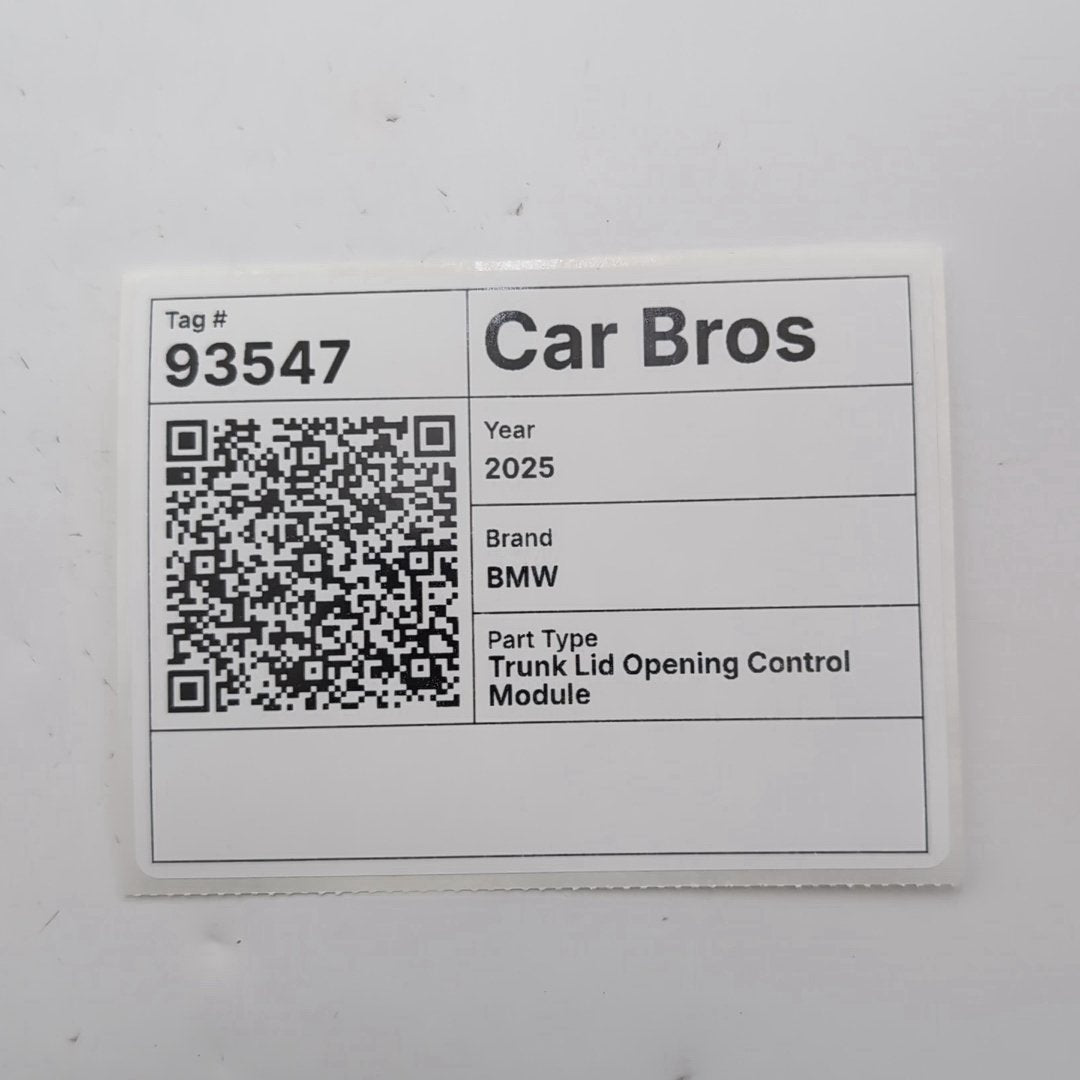 2023 2024 2025 BMW G60 XM X1 X2 X3 Trunk Lid Liftgate Control Module 5A74B11