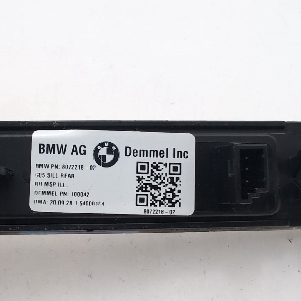 2019 - 2023 BMW X5 M50i Front Rear Door Sill Scuff Plate Trim Set 8069272