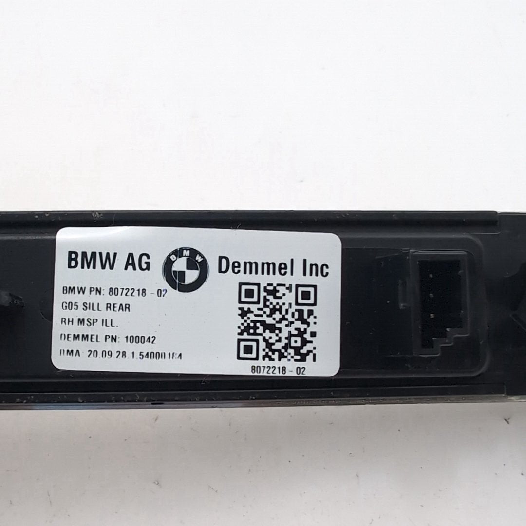 2019 - 2023 BMW X5 M50i Front Rear Door Sill Scuff Plate Trim Set 8069272