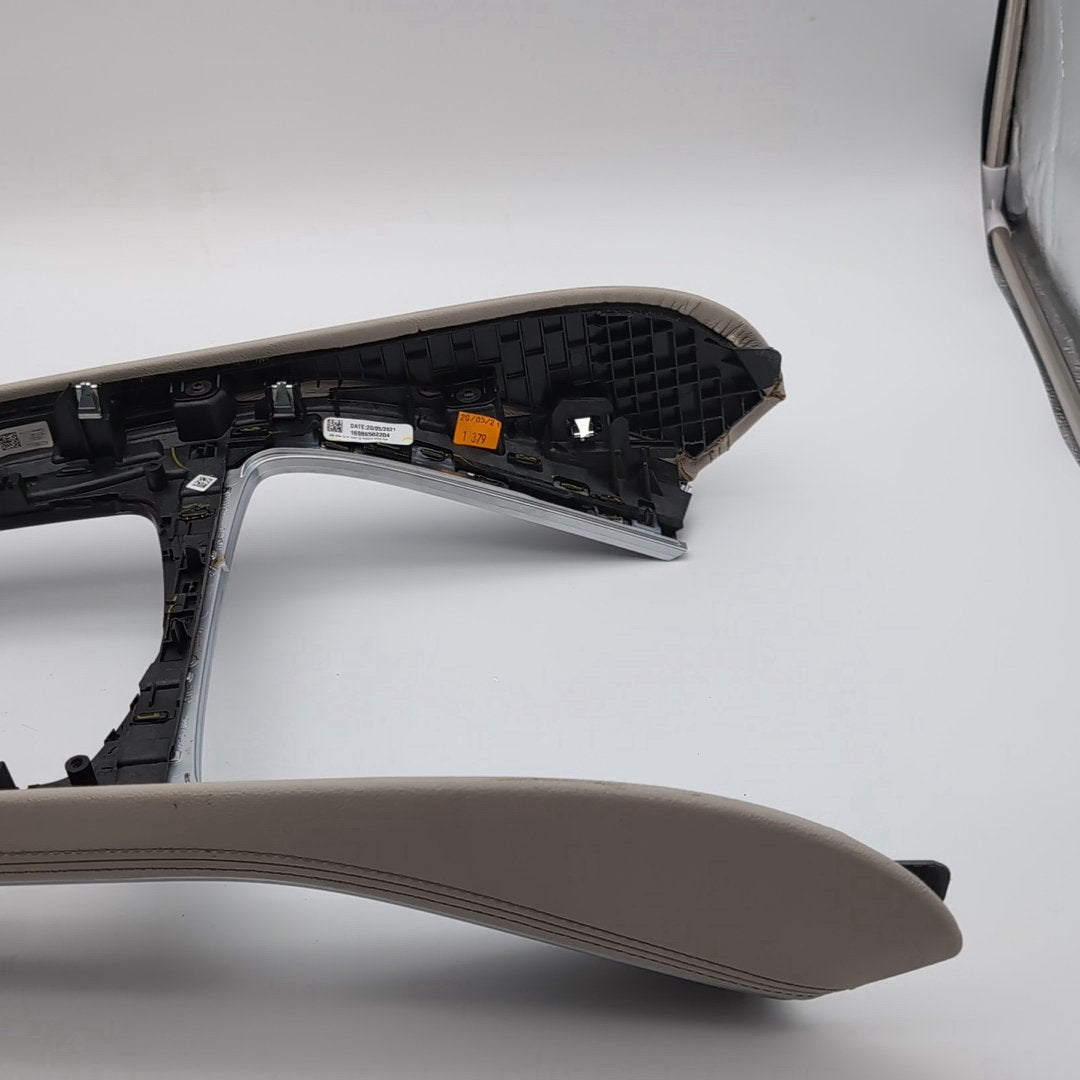 2019 - 2025 BMW X5 Center Console Trim Fineline Stripe Brown 9865022