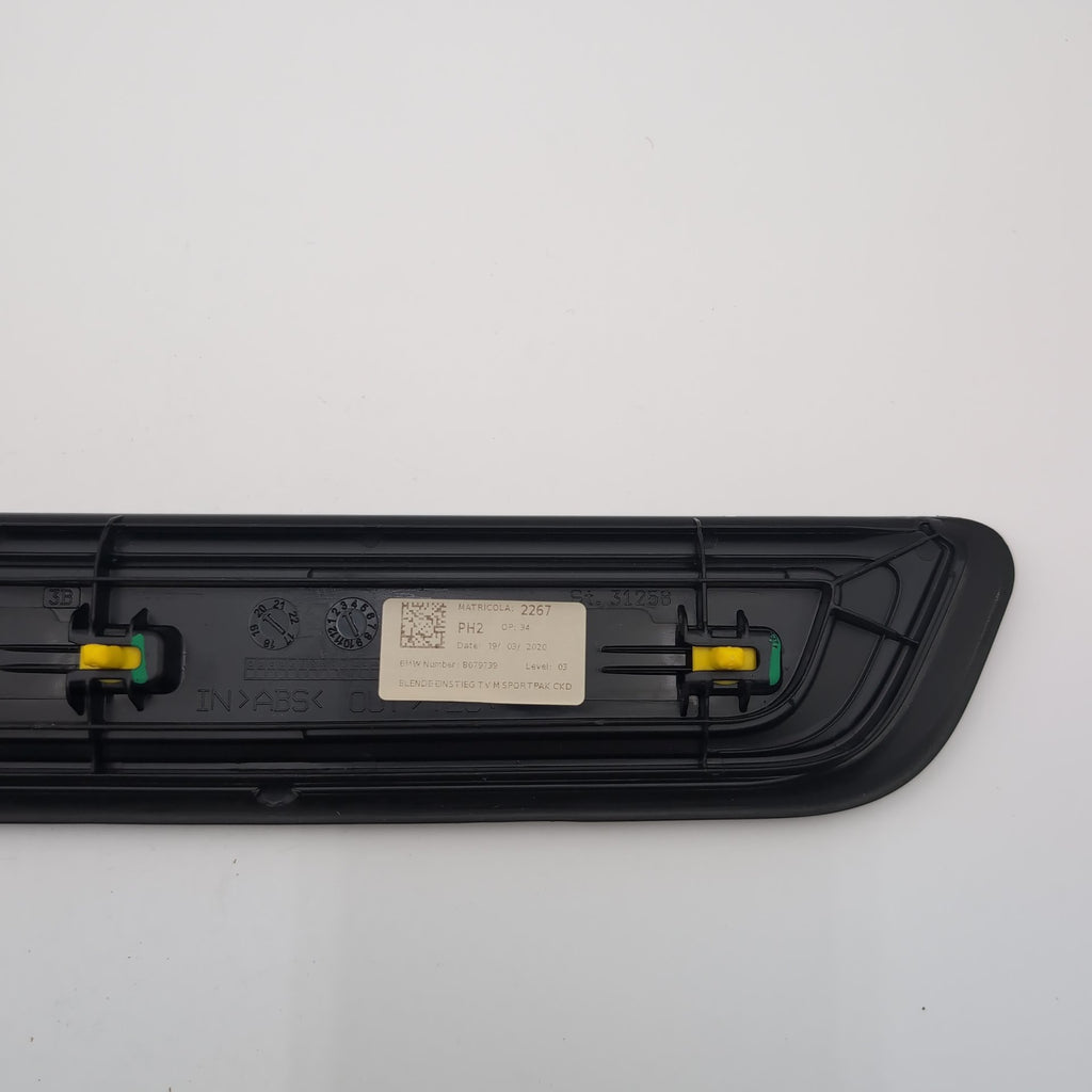 2019 - 2026 BMW G20 G26 M Sport Front Door Sill Scuff Plate Trim Set 8079739