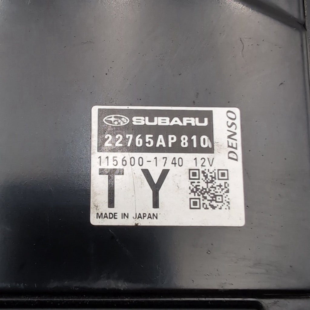 2021 Subaru XV Crosstrek 2.5L Engine Computer Control Module ECU 22765AP810