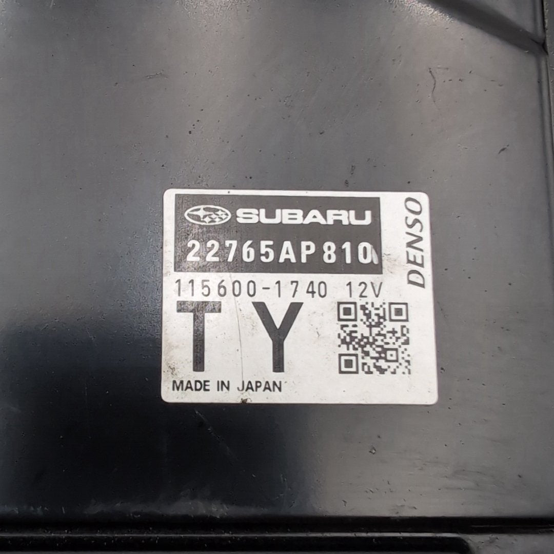 2021 Subaru XV Crosstrek 2.5L Engine Computer Control Module ECU 22765AP810