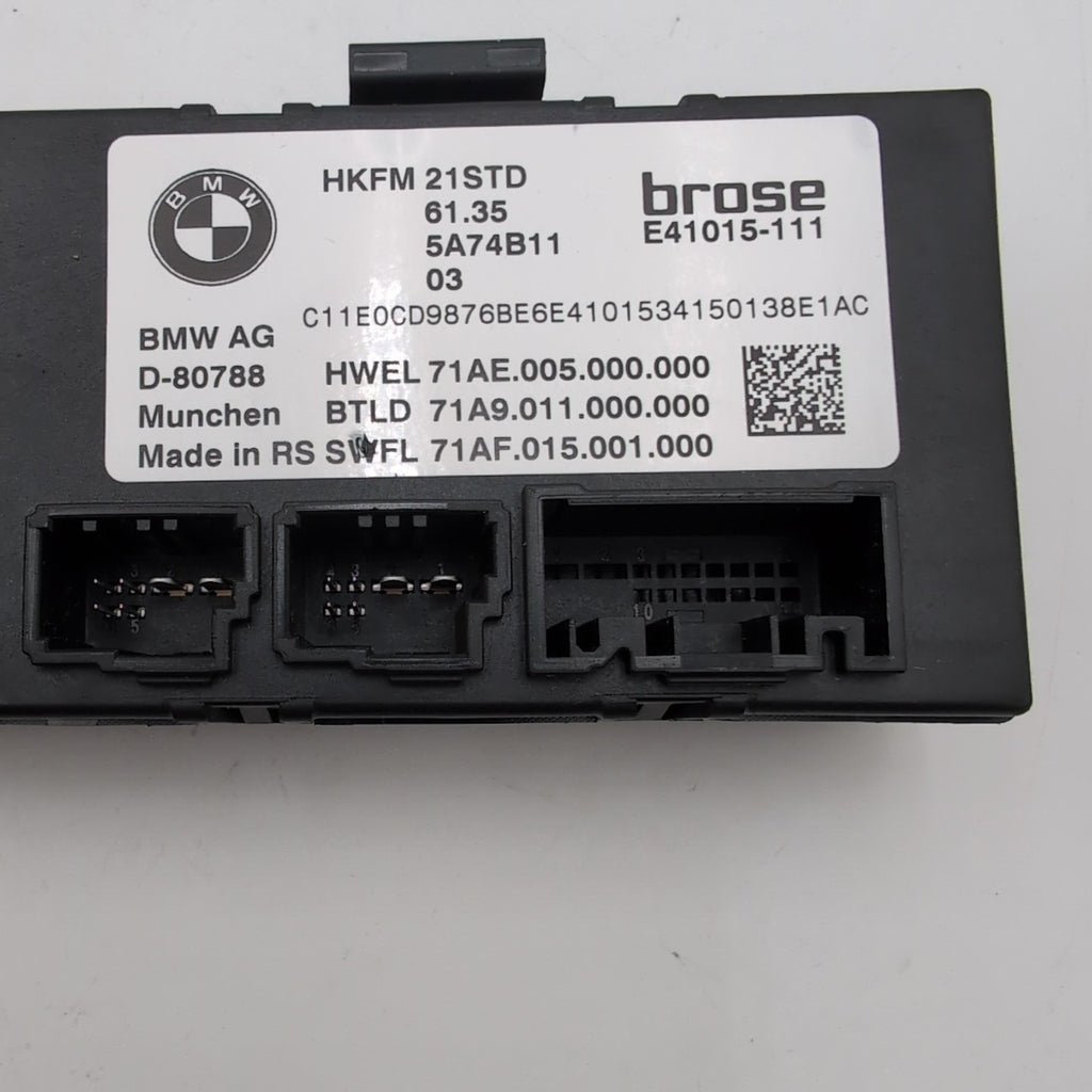 2023 2024 2025 BMW G60 XM X1 X2 X3 Trunk Lid Liftgate Control Module 5A74B11