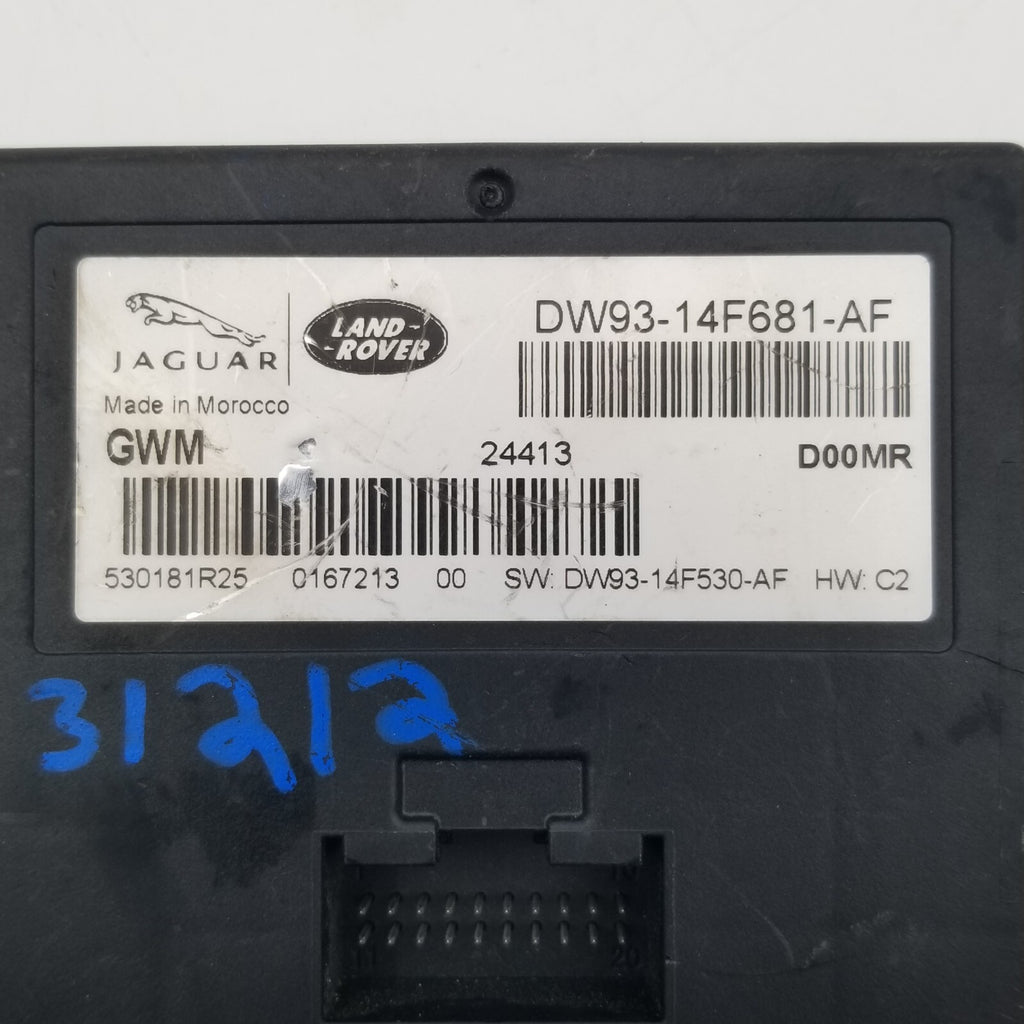 2013 2014 2015 Jaguar XJ XJL Captive Consumption Control Module DW93-14F681-AF