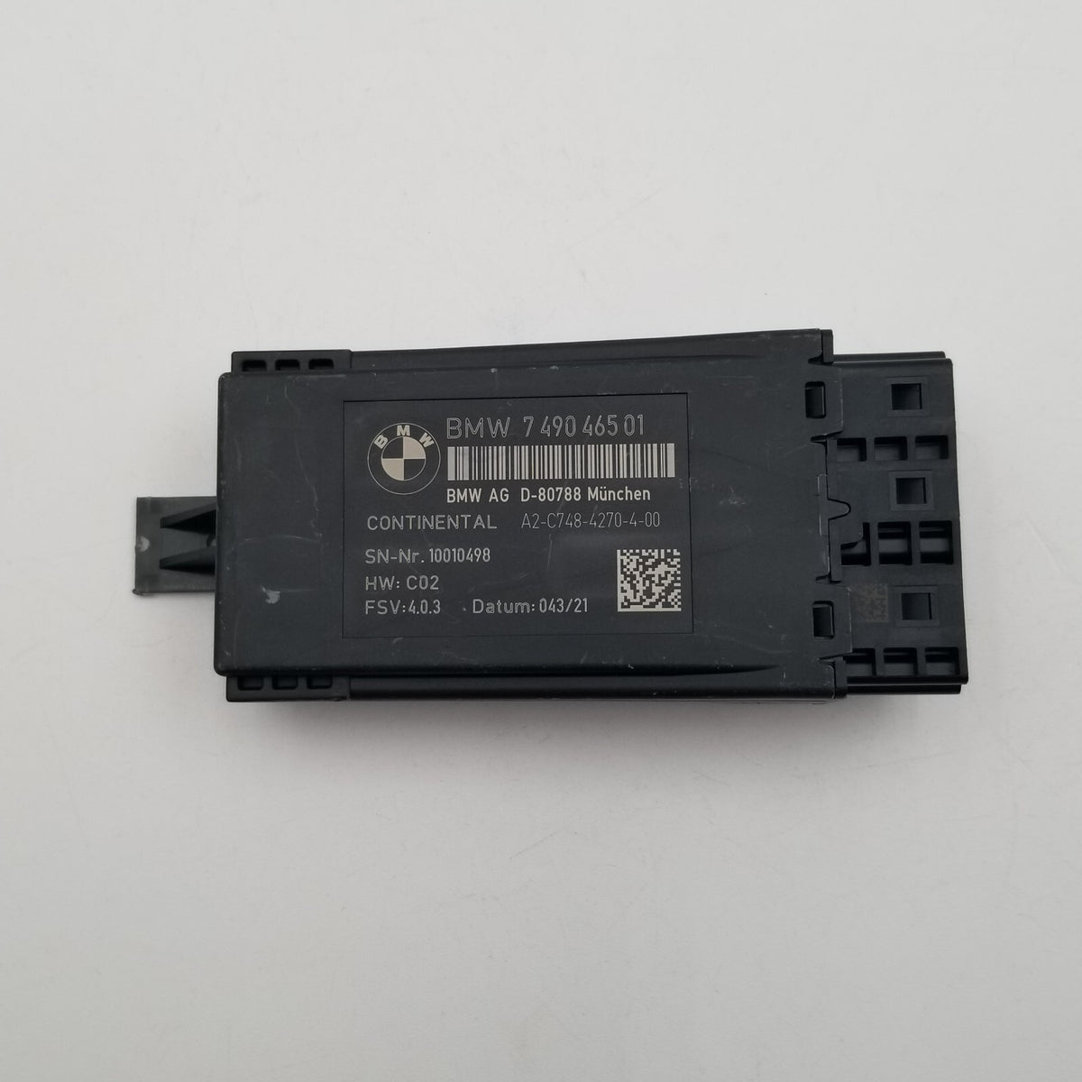2019- 2024 BMW X5 G05 REAR LEFT DRIVER SEAT HEAT HEATED CONTROL MODULE 7490465