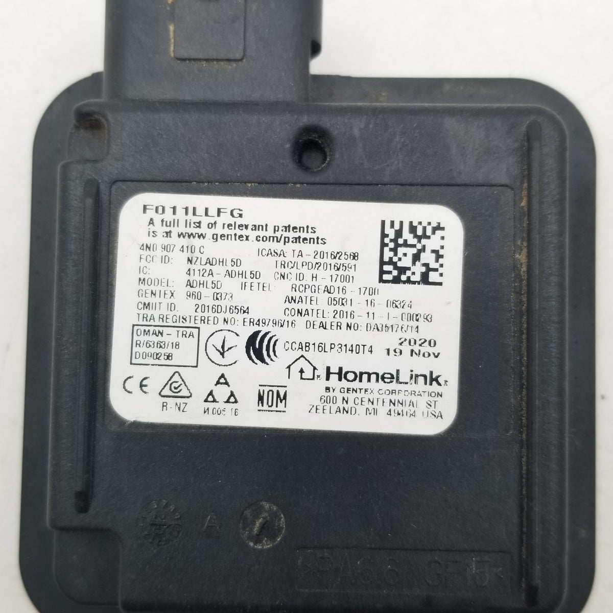 2020- 2023 PORSCHE CAYENNE Homelink Garage DOOR Opener Module 4N0907410C