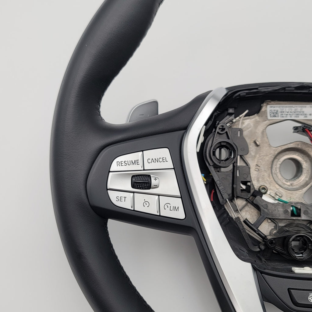 2018- 2023 OEM BMW G01 X3 Sport Leather Steering Wheel HEATED Paddle Shifters