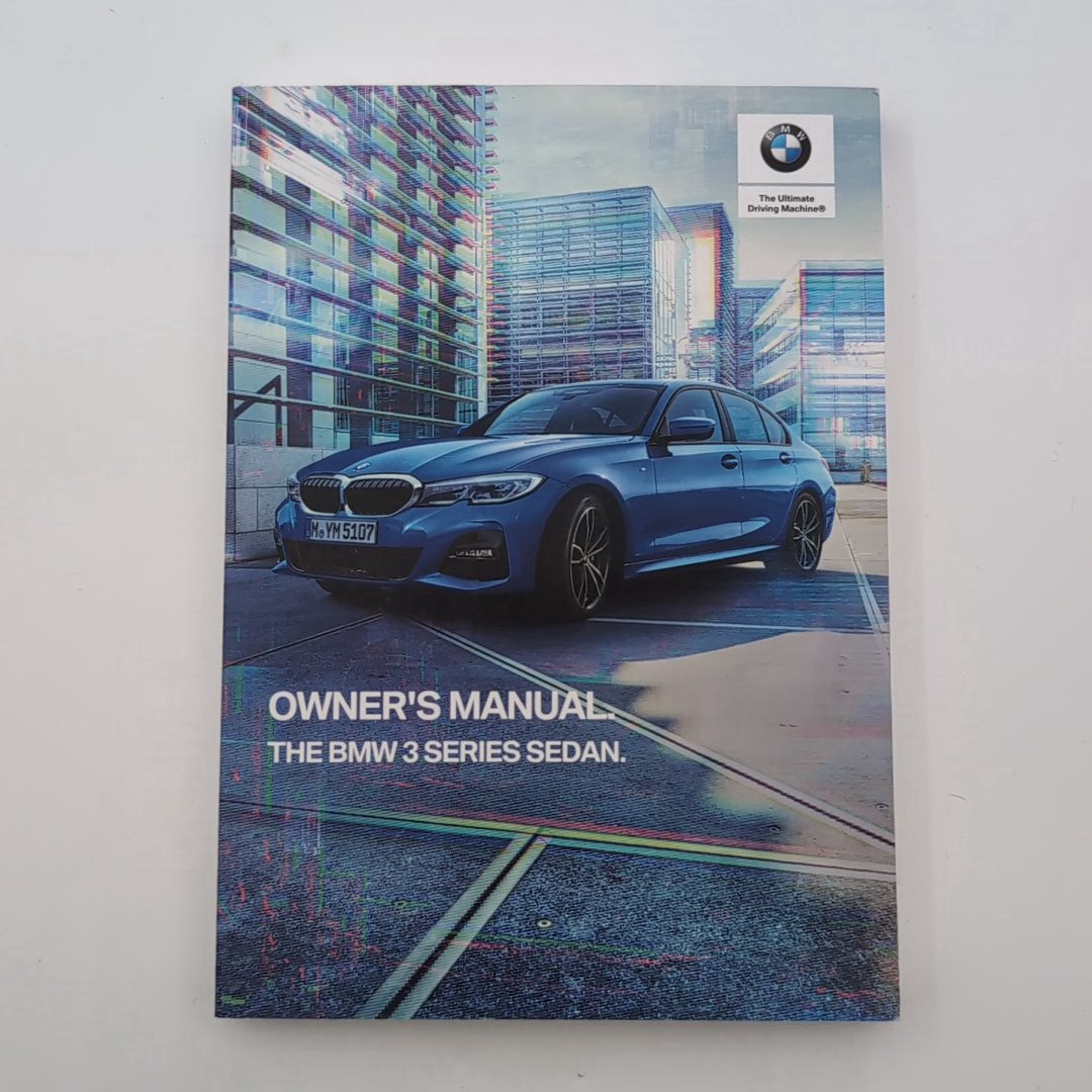 2020 BMW 3 Series Sedan G20 Owners Manual Handbook Set Kit with Case