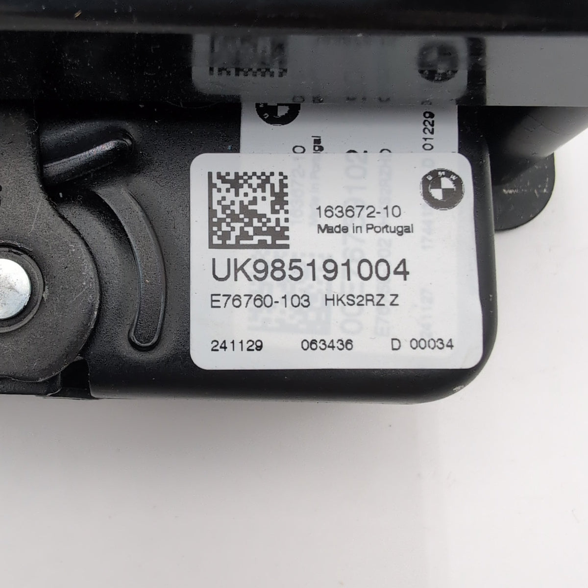2023 - 2025 BMW i4 G26 Rear Trunk Lid Liftgate Latch Actuator Assembly 9851910