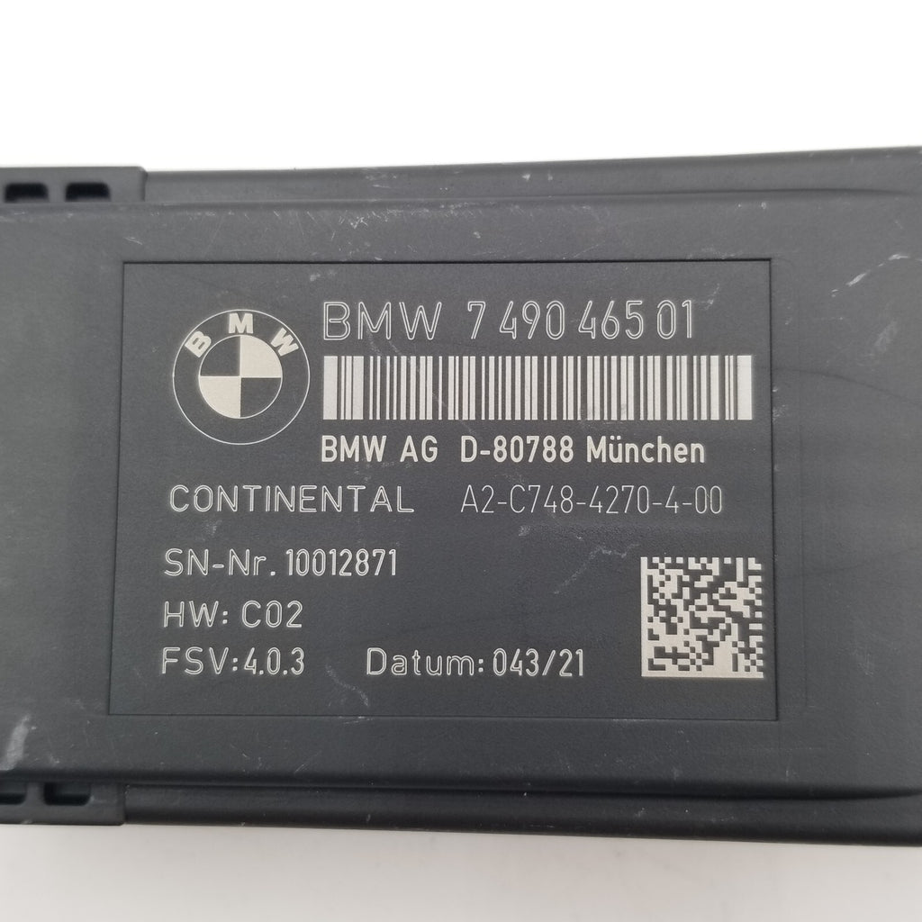 2019- 2024 BMW X5 G05 REAR LEFT DRIVER SEAT HEAT HEATED CONTROL MODULE 7490465