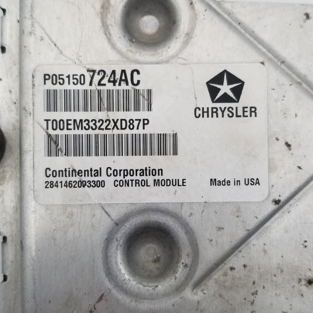 2013 Dodge Caravan Town & Engine Control Computer Module ECM ECU OEM P05150724AC
