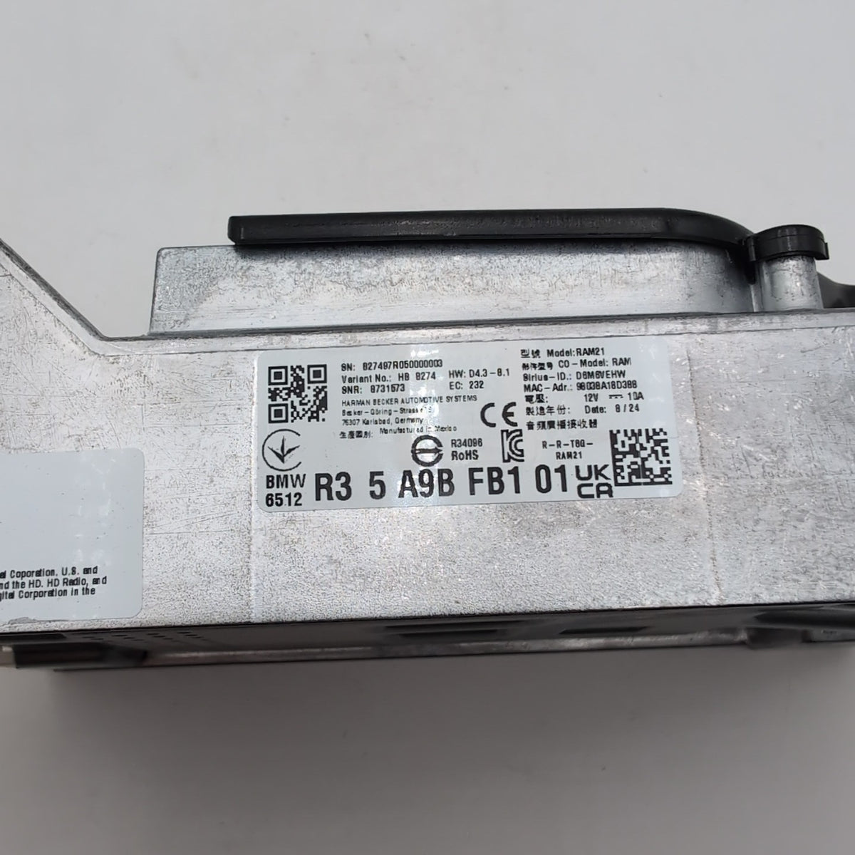 2022 - 2025 BMW G20 U06 X1 X2 X3 Radio Receiver Control Module 5A9BFB1