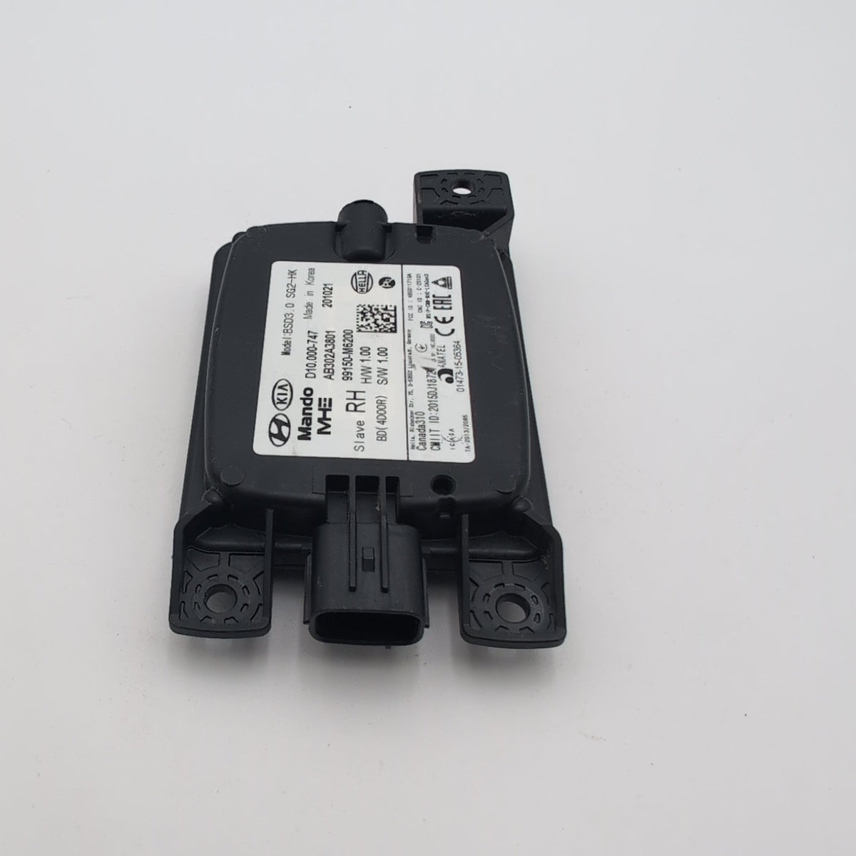2019 2020 2021 Kia Forte RH SLAVE Rear Right Blind Spot Radar Sensor 99150-M6200