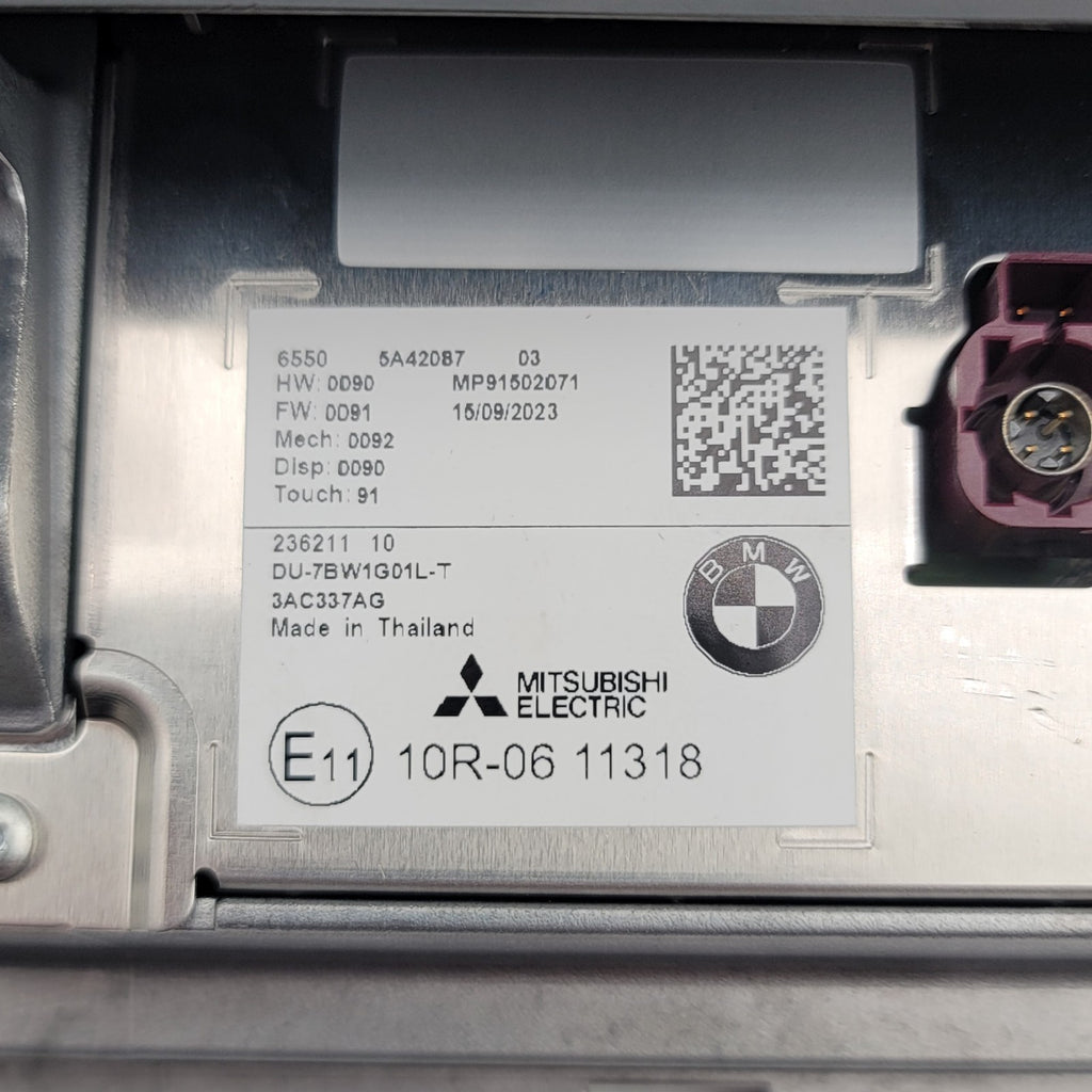 2022 2023 2024 BMW X3 X4 G01 G02 RADIO CENTRAL INFORMATION DISPLAY 12.3 SCREEN