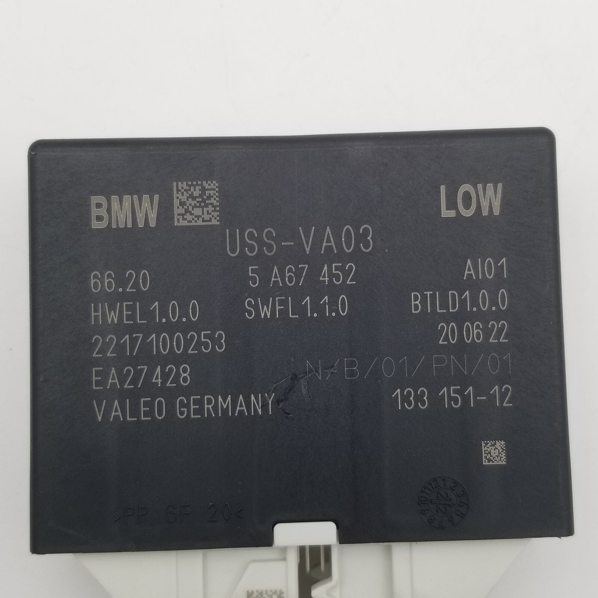 2023 - 2025 BMW X4 G02 Parking Assist Ultrasonic LOW Control Module OEM 5A67452