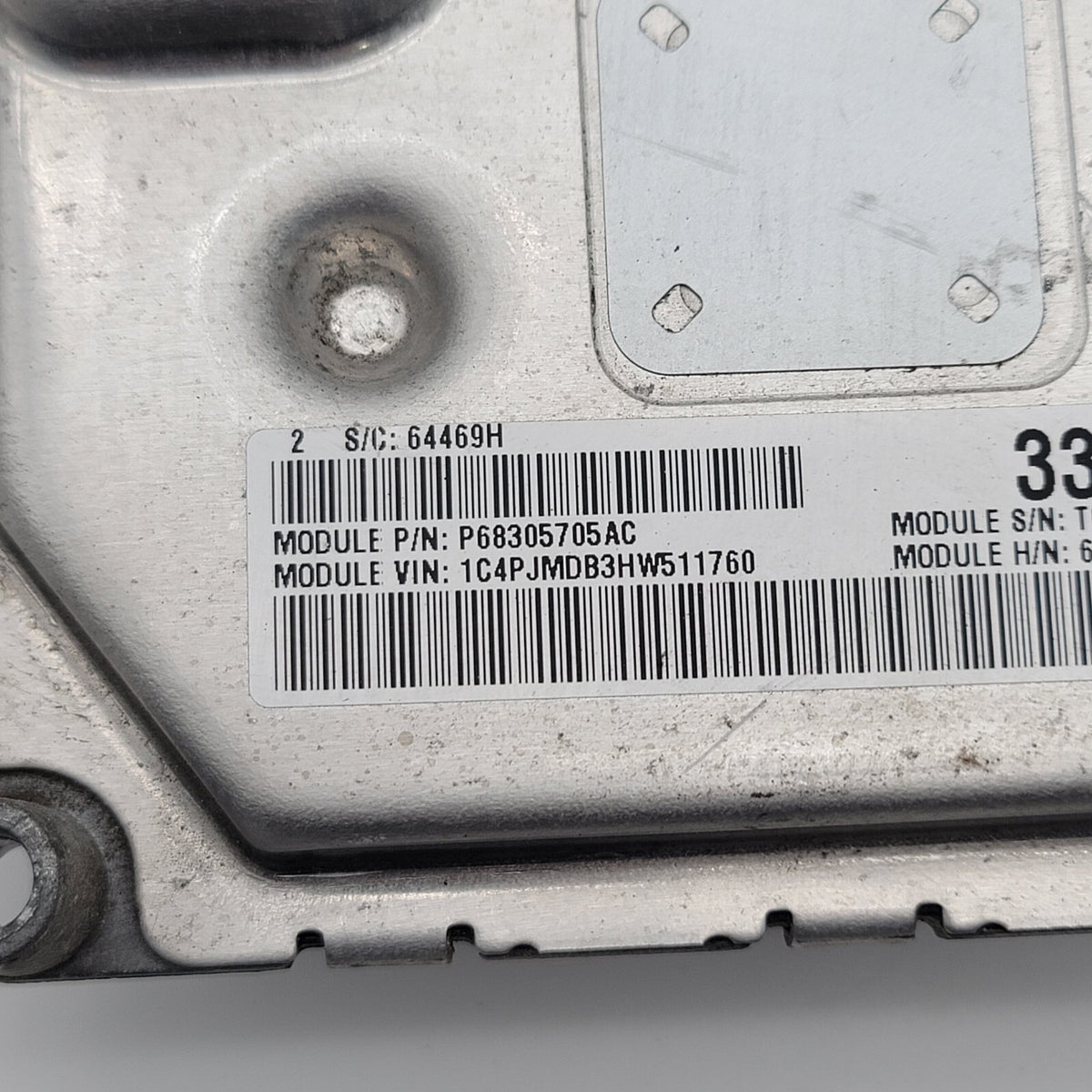 2016 Jeep Cherokee Computer Brain Engine 4X4 ECU ECM EBX Module P68258531AB